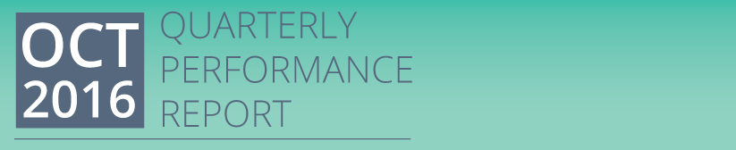 October 2016 Quarterly Performance Report