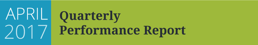 April 2017 Quarterly Performance Report