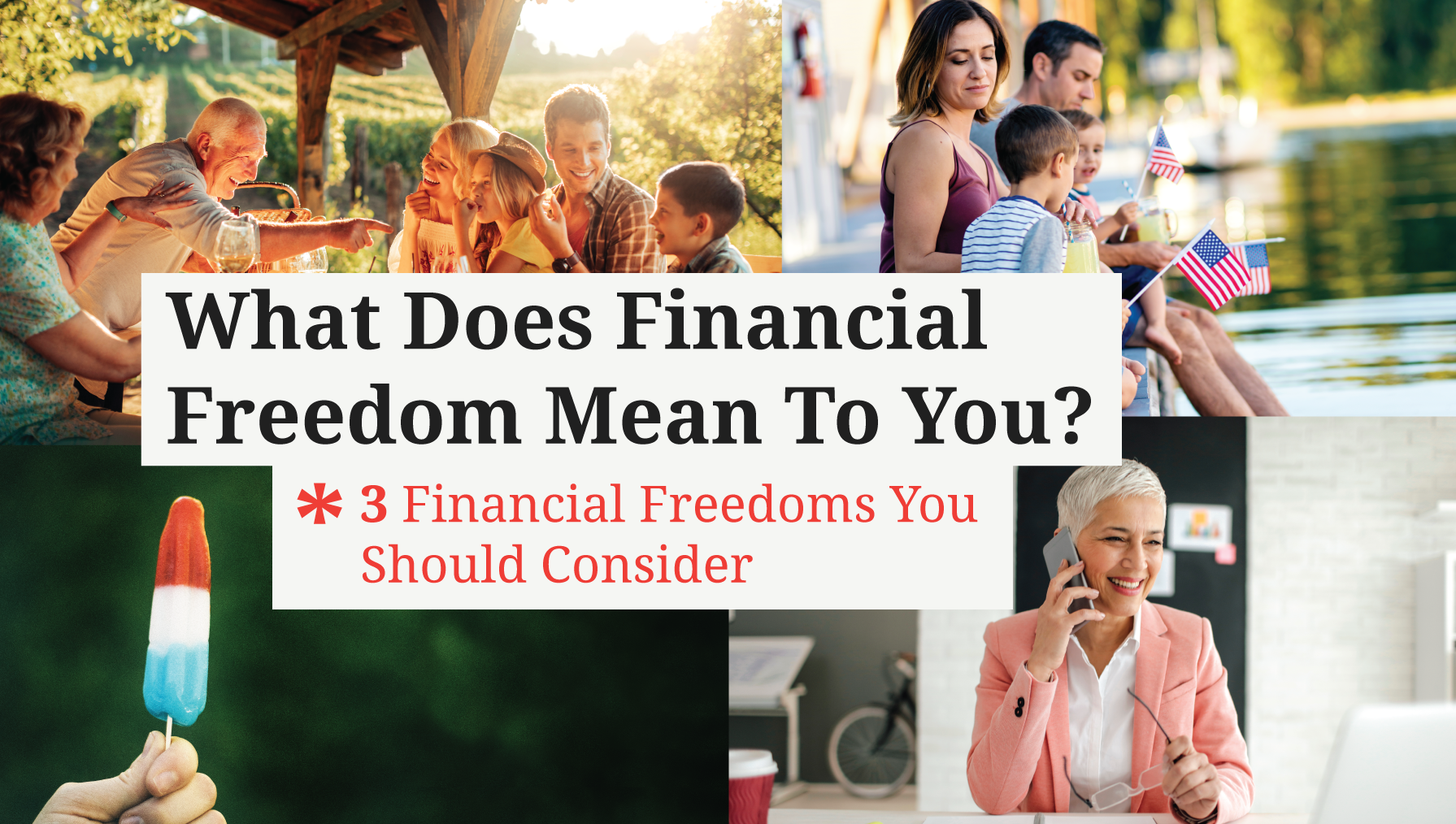 financial freedom synonym